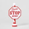 Santa Stop Here LED Tabletop Sign Red/White - Wondershop™ -Home Decoration Shop GUEST 03d20aa0 6321 4db7 8fd7 337e4e1ea957