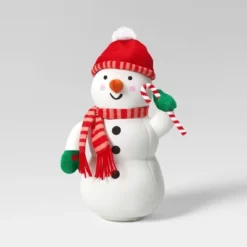 12.5" Battery Operated Animated Plush Snowman Figurine - Wondershop™ White -Home Decoration Shop GUEST 0b374cb7 2dfb 4889 b4f3 97c34e7fa194
