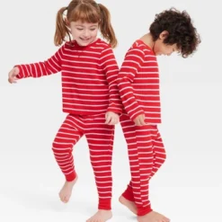 Toddler Striped Matching Family Thermal Pajama Set - Wondershop™ Red -Home Decoration Shop GUEST 0cabbeb5 9fd3 430d a3d4 893358beb74b