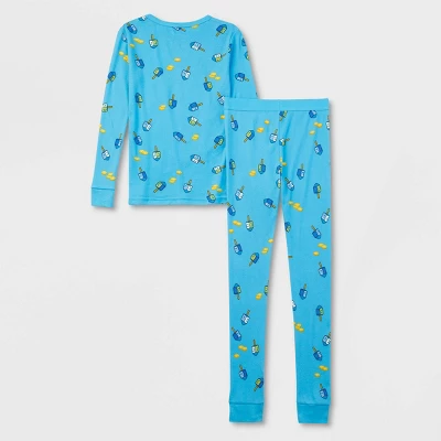 Kids' Hanukkah Matching Family Pajama Set - Wondershop™ Blue 4 Kids' Hanukkah Matching Family Pajama Set - Wondershop™ Blue - Image 2