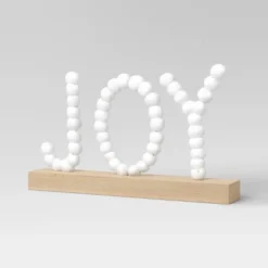 7.75" Battery Operated LED Lit 'JOY' Pom Pom Tabletop Decorative Sign - Wondershop™ 7 7.75" Battery Operated LED Lit 'JOY' Pom Pom Tabletop Decorative Sign - Wondershop™ -Home Decoration Shop GUEST 1922a766 e64c 439c 9c2e dc4e273d180e