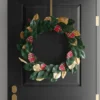 28" Mixed Leaves Artificial Christmas Wreath Green/Plaid/Gold - Wondershop™ -Home Decoration Shop GUEST 262fe846 ef31 4e91 94ef a3a61de8aee5