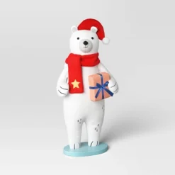 23.5" Fabric Polar Bear Holding Gift Animal Statue - Wondershop™ White 7 23.5" Fabric Polar Bear Holding Gift Animal Statue - Wondershop™ White -Home Decoration Shop GUEST 293ae248 0104 41da a102 1180a73922be