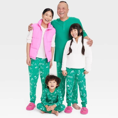 Women's Matching Family Thermal Pajama Top - Wondershop™ Green 4 Women's Matching Family Thermal Pajama Top - Wondershop™ Green - Image 2