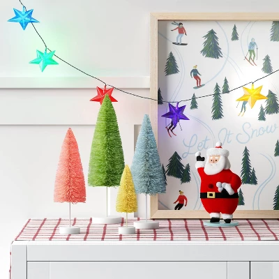 10ct LED Star Alternating Slow Fade Christmas String Lights Multicolor Green Wire - Wondershop™ 3 10ct LED Star Alternating Slow Fade Christmas String Lights Multicolor Green Wire - Wondershop™