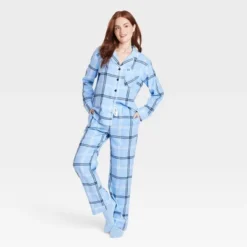 Women's Plaid Flannel Matching Family Pajama Set - Wondershop™ Blue 8 Women's Plaid Flannel Matching Family Pajama Set - Wondershop™ Blue -Home Decoration Shop GUEST 402541ba bf26 4337 9c6c c93207c6a3ca