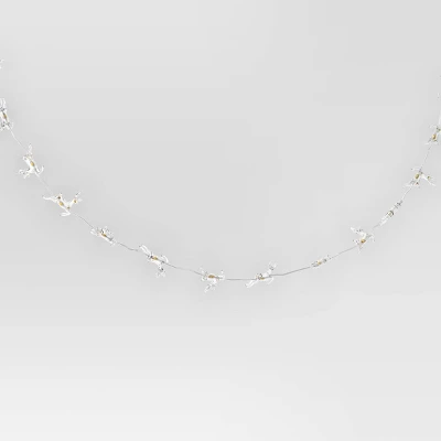 20ct LED Battery Operated Deer Christmas Novelty String Lights Warm White Clear Wire - Wondershop™ 4 20ct LED Battery Operated Deer Christmas Novelty String Lights Warm White Clear Wire - Wondershop™ - Image 2