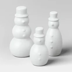 12pc Battery Operated Lit Metal House With Bottle Brush Trees And Snowmen Christmas Village Set - Wondershop™ Black -Home Decoration Shop GUEST 496c44a8 39d2 43fe 98a3 867428eef034