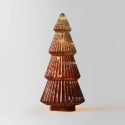 14.75" Battery Operated Lit Glass Christmas Tree Sculpture - Wondershop™ -Home Decoration Shop GUEST 4a67b46b 6940 4ff8 9fdb 3f919a169722