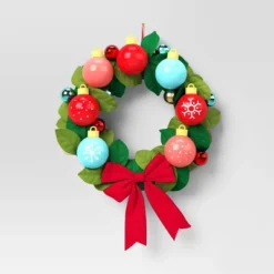 14.5" Pre-lit Battery Operated Christmas Novelty Wreath Green - Wondershop™ -Home Decoration Shop GUEST 4d5e737b fc91 402c ba2c 18db1320dfed