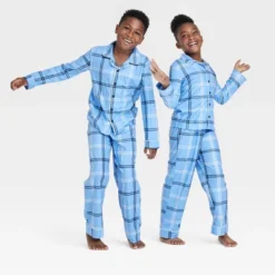 Kids' Plaid Matching Family Pajama Set - Wondershop™ Blue -Home Decoration Shop GUEST 5538b3a1 6693 45d6 b1a2 3f7109ea5483