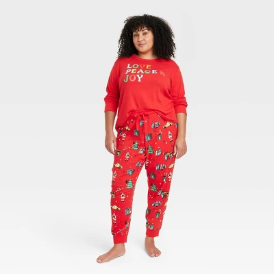 Women's Holiday City Matching Family Pajama Set - Wondershop™ With Frances Marina Smith Red 6 Women's Holiday City Matching Family Pajama Set - Wondershop™ With Frances Marina Smith Red - Image 4