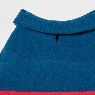 Gingerbread Playhouse Blue With Stripes Cat And Dog Fleece Vest - Wondershop™ 5 Gingerbread Playhouse Blue With Stripes Cat And Dog Fleece Vest - Wondershop™ - Image 3