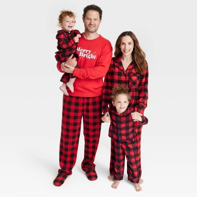 Toddler Buffalo Check Matching Family Pajama Set - Wondershop™ Red 5 Toddler Buffalo Check Matching Family Pajama Set - Wondershop™ Red - Image 3