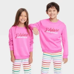 Kids' J'Adore Christmas Matching Family Sweatshirt - Wondershop™ Pink 11 Kids' J'Adore Christmas Matching Family Sweatshirt - Wondershop™ Pink -Home Decoration Shop GUEST 600b009f bba1 4ba9 ba8c 8bf7a3ad1b66