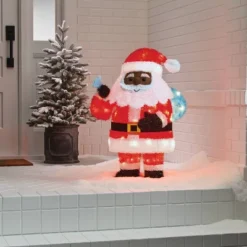 32" Tinsel Santa Christmas Novelty Sculpture Light With 4 Interchangeable Faces - Wondershop™ 14 32" Tinsel Santa Christmas Novelty Sculpture Light With 4 Interchangeable Faces - Wondershop™ -Home Decoration Shop GUEST 61f75cca e412 4093 a5fb 5e892655eec5