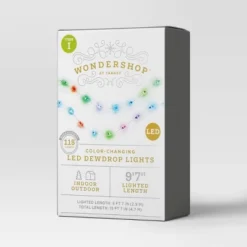 115ct LED High Density Dewdrop Christmas String Lights Color Changing With Silver Wire - Wondershop™ -Home Decoration Shop GUEST 621cd732 e7bb 4076 be87 f7f555776857