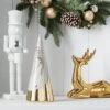 12" Marbled Ceramic Cone Christmas Tree Figurine With Gold Accent - Wondershop™ Black/White 2 12" Marbled Ceramic Cone Christmas Tree Figurine With Gold Accent - Wondershop™ Black/White -Home Decoration Shop GUEST 64ad54d5 1ba8 49de ac58 03fbfd500a00