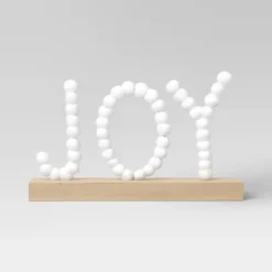 7.75" Battery Operated LED Lit 'JOY' Pom Pom Tabletop Decorative Sign - Wondershop™ 6 7.75" Battery Operated LED Lit 'JOY' Pom Pom Tabletop Decorative Sign - Wondershop™ -Home Decoration Shop GUEST 6bcee68f f1b3 438e b57a 4976f01bed42