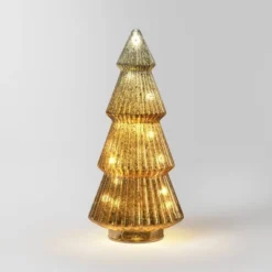 14.75" Battery Operated Lit Glass Christmas Tree Sculpture - Wondershop™ -Home Decoration Shop GUEST 6e70a7a9 aa02 45af b997 dbb90a43d4ad