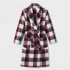 Adult Buffalo Check Matching Family Robe - Wondershop™ Black