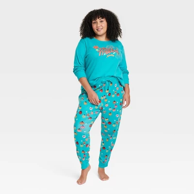 Women's Feliz Navidad Matching Family Pajama Set - Wondershop™ With Dia Pacheco Blue 6 Women's Feliz Navidad Matching Family Pajama Set - Wondershop™ With Dia Pacheco Blue - Image 4