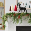 6' Pre-lit Mixed Greenery And Red Berries Artificial Christmas Garland Green With Warm White Lights - Wondershop™ -Home Decoration Shop GUEST 759e55c6 31f6 44ca b6f6 d32c80831ae4