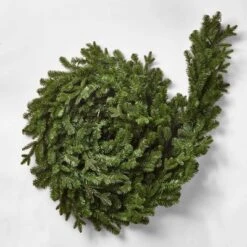 Home Decoration Shop 7 18ft Pre-lit Natural Artificial Christmas Garland Clear Lights - Wondershop™