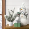 19.25" Fabric Snowman Figurine With Skis - Wondershop™ White -Home Decoration Shop GUEST 86393435 23de 4b21 ab40 7fb3edfc10ab