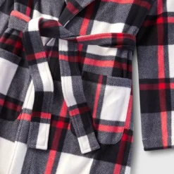 Kids' Buffalo Check Matching Family Robe - Wondershop™ Black -Home Decoration Shop GUEST 919f7b61 9ad1 4cd9 b7f6 2f2d6a844014