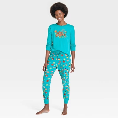 Women's Feliz Navidad Matching Family Pajama Set - Wondershop™ With Dia Pacheco Blue 5 Women's Feliz Navidad Matching Family Pajama Set - Wondershop™ With Dia Pacheco Blue - Image 3
