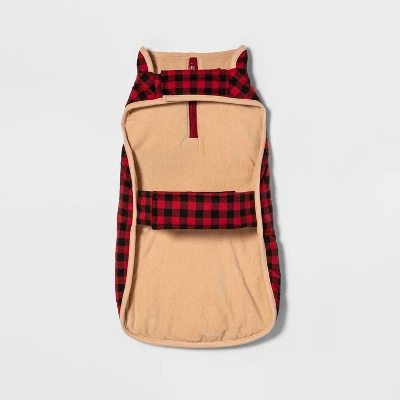 Snow Shoe Lodge Buffalo Plaid Cat And Dog Puffer Vest - Wondershop™ 4 Snow Shoe Lodge Buffalo Plaid Cat And Dog Puffer Vest - Wondershop™ - Image 2