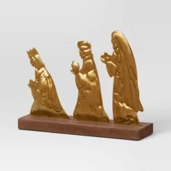3pc Metal Christmas Nativity Scene Figurine Set - Wondershop™ Gold -Home Decoration Shop GUEST 93fcd2f3 984d 4877 893e 02fc8f94efa5