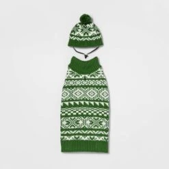 Snow Shoe Lodge Fairisle Cat And Dog Sweater - Green/Cream - Wondershop™ 11 Snow Shoe Lodge Fairisle Cat And Dog Sweater - Green/Cream - Wondershop™ -Home Decoration Shop GUEST 946b4e2e 642d 445a 8b4e 5d9c38a5e649