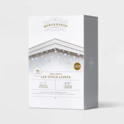 70ct LED Christmas Icicle Lights Cool White With White Wire - Wondershop™ 8 70ct LED Christmas Icicle Lights Cool White With White Wire - Wondershop™ -Home Decoration Shop GUEST 977853e4 a029 4f1b 84ad 140a6c9b00fc