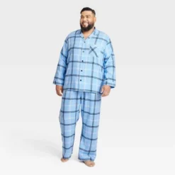 Men's Plaid Flannel Matching Family Pajama Set - Wondershop™ Blue -Home Decoration Shop GUEST 9a96a0a7 5ec2 490a ad78 48090bedddc5