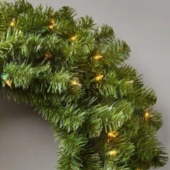 28in Pre-lit Artificial Christmas Wreath Clear Lights - Wondershop™ -Home Decoration Shop GUEST a01a8791 91bb 411e 992b ac595839c63f