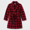 Kids' Buffalo Check Matching Family Robe - Wondershop™ Red -Home Decoration Shop GUEST a27d3257 eec6 4520 baad cc1bdf2cab3a