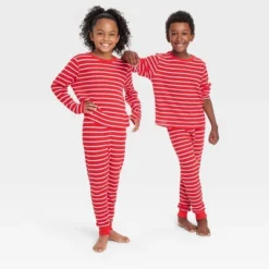 Kids' Striped Matching Family Thermal Pajama Set - Wondershop™ Red -Home Decoration Shop GUEST a4089d0a 181c 4221 aa30 b12b83c1695f