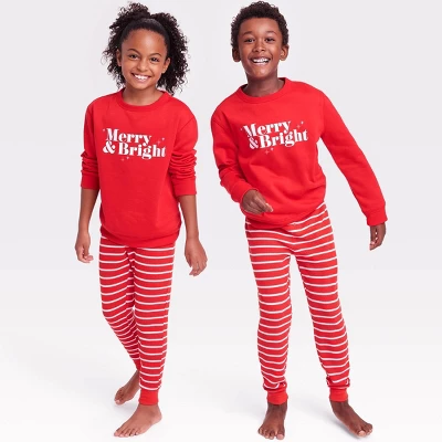 Kids' Merry & Bright Matching Family Sweatshirt - Wondershop™ Red 7 Kids' Merry & Bright Matching Family Sweatshirt - Wondershop™ Red - Image 5