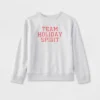 Kids' Team Holiday Spirit Matching Family Sweatshirt - Wondershop™ Gray -Home Decoration Shop GUEST b36eb375 5cab 4dae b41a 6b07ec3de57b