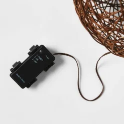 Battery Operated Brown Faux Rattan Sphere Fairy String Lights Warm White With Brown Wire - Wondershop™ -Home Decoration Shop GUEST b5f6d835 3e6c 4ba8 b25a c46815fe8053