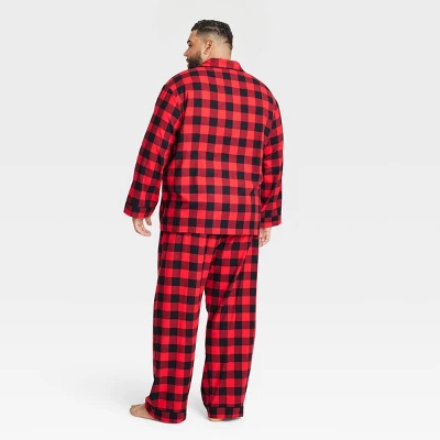 Men's Buffalo Check Flannel Matching Family Pajama Set - Wondershop™ Red 3 Men's Buffalo Check Flannel Matching Family Pajama Set - Wondershop™ Red