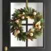 28" Mixed Greenery With Berries And Ornaments Artificial Christmas Wreath Green/Gold - Wondershop™ -Home Decoration Shop GUEST bc6984cd 0896 4bd8 8e9d 882756dae1bc