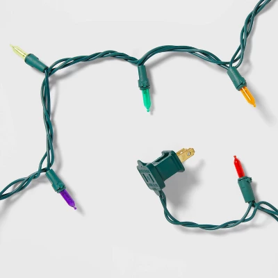 100ct LED Super Bright Mini Christmas String Lights Multicolor With Green Wire - Wondershop™ 6 100ct LED Super Bright Mini Christmas String Lights Multicolor With Green Wire - Wondershop™ - Image 4