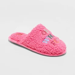 Women's Holiday Oh What Fun! Scuff Slippers - Wondershop™ Pink 9 Women's Holiday Oh What Fun! Scuff Slippers - Wondershop™ Pink -Home Decoration Shop GUEST c3347ddd 2fa9 4eec 9c3c e1212d5d8541