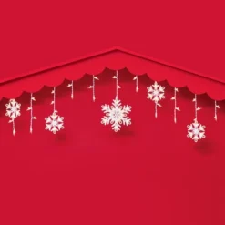 150ct Incandescent Christmas Icicle Lights With Snowflake Novelty Accent Clear Bulbs With White Wire - Wondershop™ -Home Decoration Shop GUEST c7d7834e 8470 421f 8abc 8c678eec80c3