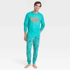 Men's Feliz Navidad Matching Family Pajama Set - Wondershop™ With Dia Pacheco Blue -Home Decoration Shop GUEST cd659101 fc13 440a 908e 8e52d41aab60