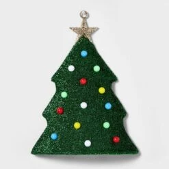 14.25" Battery Operated LED Tinsel Fabric Christmas Tree Novelty Light - Wondershop™ -Home Decoration Shop GUEST dabc79ab eb9f 42d7 b97e 75c2bccbfe59