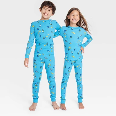 Kids' Hanukkah Matching Family Pajama Set - Wondershop™ Blue 7 Kids' Hanukkah Matching Family Pajama Set - Wondershop™ Blue - Image 5